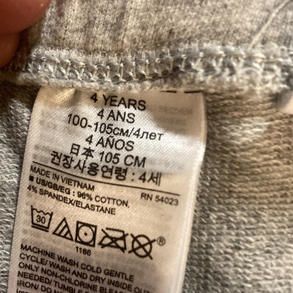 baby Gap grey with Scotty dogs sweat pants - Picture 4 of 4